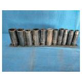 Husky 1/2" deep impact socket set