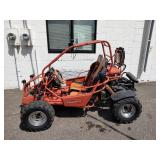 TrailMaster go-kart, likely the 200 XRX model,
