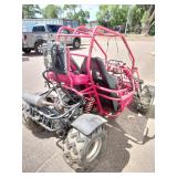 TrailMaster go-kart, likely the 200 XRX model,