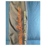 Tommy Bahama Groundbreaker 7ft beach umbrella with a blue fabric.