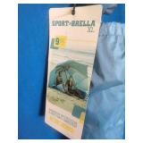 Sport-Brella XL portable umbrella shelter featuring a 9-foot canopy for UPF 50+ sun protection