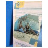 Sport-Brella XL portable umbrella shelter featuring a 9-foot canopy for UPF 50+ sun protection