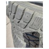 Set of four all-terrain or winter tires  235/65R17.
