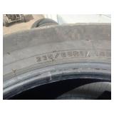 Set of four all-terrain or winter tires  235/65R17.