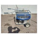 Yamaha EF7200DE generator, featuring a 7200-watt electric start gasoline engine.