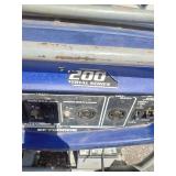 Yamaha EF7200DE generator, featuring a 7200-watt electric start gasoline engine.