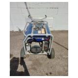 Yamaha EF7200DE generator, featuring a 7200-watt electric start gasoline engine.