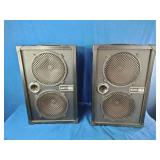 (2) Vintage Sunn 210T bass speaker cabinets from the 1980s.