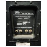 Peavey SP 5XT passive full-range PA speakers.