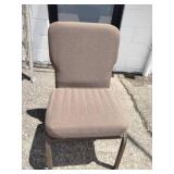 (9)  Brown Fabric commercial-grade, fabric-padded stackable chairs