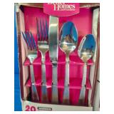 Two "Better Homes" brand 20-piece flatware sets.