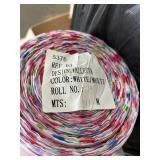 WHOLESALE $2,000 VALLETTA WHITE/MULTI RAINBOW POLKA DOT FABRIC ROLL, APPROX 121 YDS, MULTI-COLOR DOT PRINT, DAYCARE, PRESCHOOL, NURSERY, QUILTING, SEWING, CRAFT, NAP MATS, PILLOWS, BLANKETS, PARTY DEC