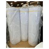 WHOLESALE $3,000 LOT OF 3 WILLIAM J. DIXON CO. 1758 WHT LOOP FABRIC ROLLS, APPROX 300 TOTAL YARDS, WHITE HOOK & LOOP FASTENER MATERIAL (VELCRO LOOP COMPATIBLE), ORTHOPEDIC BRACES, SUPPORTS, STRAPS