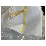 WHOLESALE $3,000 LOT OF 3 WILLIAM J. DIXON CO. 1758 WHT LOOP FABRIC ROLLS, APPROX 300 TOTAL YARDS, WHITE HOOK & LOOP FASTENER MATERIAL (VELCRO LOOP COMPATIBLE), ORTHOPEDIC BRACES, SUPPORTS, STRAPS