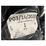 WHOLESALE $2,500+ 3 ROLLS BLACK CHAR-FLAMED LAMINATED FOAM, 56"W X 30 YDS EACH, APPROX 90 TOTAL YARDS, 1/2" THICK, MEDICAL & ORTHOPEDIC PADDING, UPHOLSTERY, AUTOMOTIVE INTERIOR, SOUND DAMPENING, C