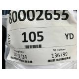 WHOLESALE $1,000 OPTIC WHITE SHEETING / BACKING FABRIC ROLL #2, APPROX 105 YDS, 60"W, GARMENT LINING, QUILT BACKING, BEDDING, PILLOW & MATTRESS COVERS, NAP MATS, PATTERN MAKING, COMMERCIAL SEWING,