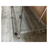 MSRP $2,000+ METRO SUPER ERECTA MOBILE WIRE SHELVING UNIT, 72"H x 60"W x 18"D CHROME STORAGE RACK, HEAVY-DUTY LOCKING CASTERS, NSF COMMERCIAL GRADE - GREAT CONDITION!