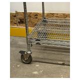 MSRP $3,000+ METRO SUPER ERECTA MOBILE FILE & STORAGE RACK, 72"H x 60"W x 24"D, WIRE DOCUMENT DIVIDERS, LOCKING CASTERS, CHROME NSF COMMERCIAL SHELVING SYSTEM FOR INVENTORY MANAGEMENT, WAREHOUSE, 