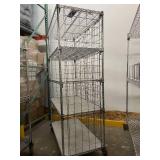 MSRP $2,500+ METRO SUPER ERECTA NSF MOBILE STORAGE CART, 76"H x 48"W x 24"D, 5 SHELVES, WIRE ENCLOSURE PANELS, LOCKING CASTERS, COMMERCIAL GRADE FOR MEDICAL, LAB, PHARMACY & WAREHOUSE STORAGE