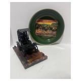 Oldsmobile 1903 Metal Model Made in Spain and Nevco Round Metal Plate Made in South Africa