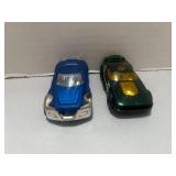 2 Red Line Hot Wheels Cars: 2017 Fast Fish Green and 2018 Symbolie HW City Police