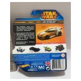 2 Sealed Hot Wheels 2014 Star Wars Luke Skywalker 2021 High Yellow Track Bus