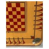 Vintage Carrom Company Board Game w/ Playing Pieces Model 106 29" X 29"