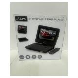New in Box GPX 7" Portable DVD Player