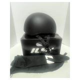 NIB ILM-883V Matte Black Motorcycle Helmet Sz S