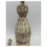 Mid Century Mod Ceramic Table Lamp No Shade