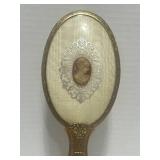 Beautiful Vintage Hairbrush with Cameo Accent