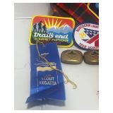 Vintage Boy Scout Items: Patches, Ribbons, Neckerchief Slides Webelos Rank