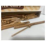 Vintage Tumble Tree Timber Building Toys (?)