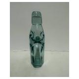 Vintage Codd Neck Marble Bottle Blue Glass