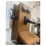 Antique Western Electric Oak Crank Wall Phone