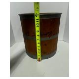 Cute Vintage Wooden Ice Cream Bucket