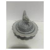 Vintage Mosser Slag  Glass Hen on Nest 6.5