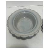Vintage Mosser Slag  Glass Hen on Nest 6.5