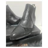 Genuine COACH Size 5M Suffolk Patchwork Black  Boots w/Dust Bag