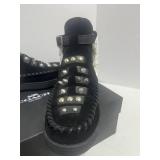 Genuine NIB COACH Roccasin Cut Out Suede Black 5.5