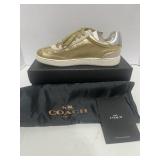 Genuine NIB COACH  Metallic Gold and Silver Met VCHTT 5.5M w/Dust Bag