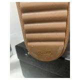 Genuine NIB COACH Morton Calf/Sherling Mix Saddle/Natural 7M