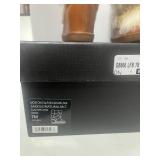 Genuine NIB COACH Morton Calf/Sherling Mix Saddle/Natural 7M