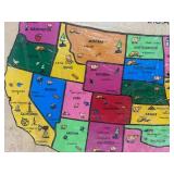 1994 Wooden United States Puzzle