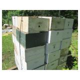 36 Deep Beehive honey Boxes with dr...