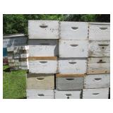 42 Deep Beehive honey Boxes with dr...