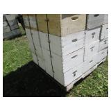 42 Deep Beehive honey Boxes with dr...