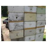 42 Deep Beehive honey Boxes with dr...