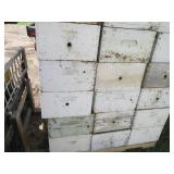 42 Deep Beehive honey Boxes with dr...