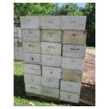 42 Deep Beehive honey Boxes with dr...